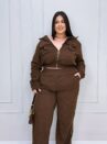 conjunto milene marrom plus size 2412
