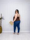 calça sarita jeans plus size 2456
