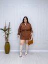 conjunto selenita marrom plus size 2490