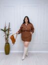 conjunto selenita marrom plus size 2490