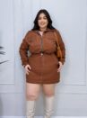 conjunto selenita marrom plus size 2490