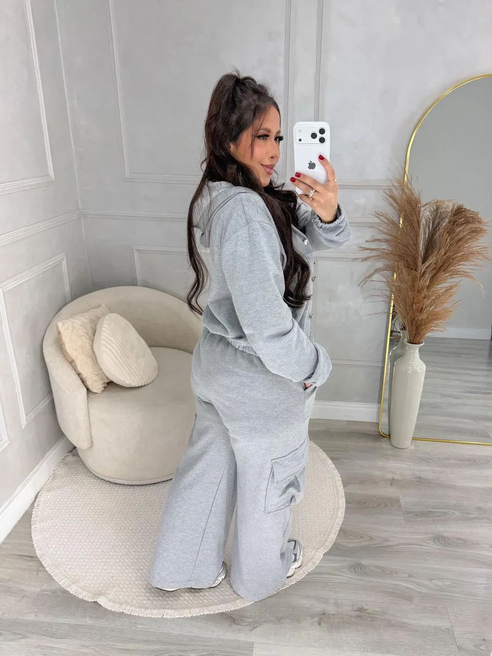 conjunto marieta cinza plus size 2415