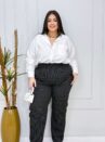 calça katylla preta risca de giz 2523