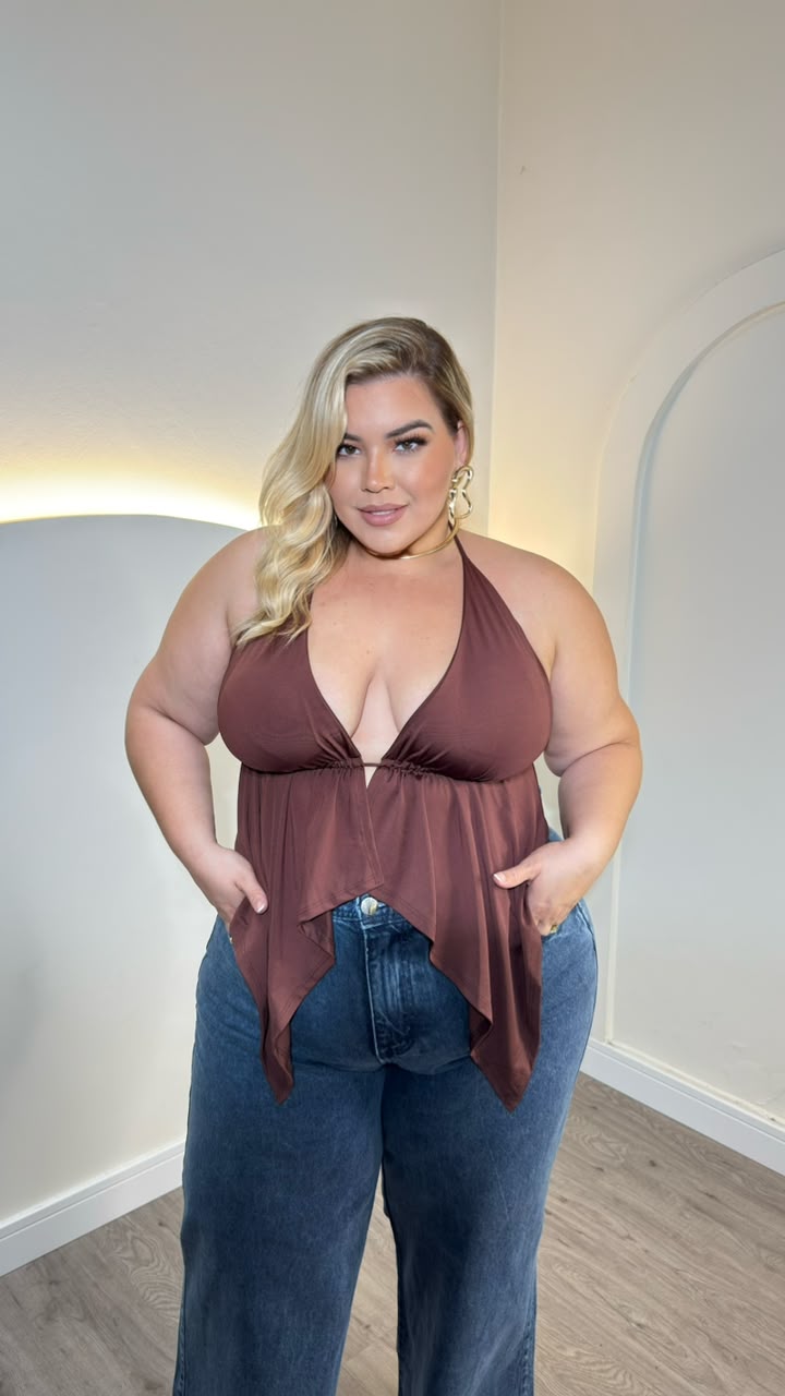 cropped ariadne branco plus size 2739