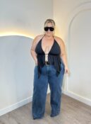 cropped ariadne branco plus size 2739