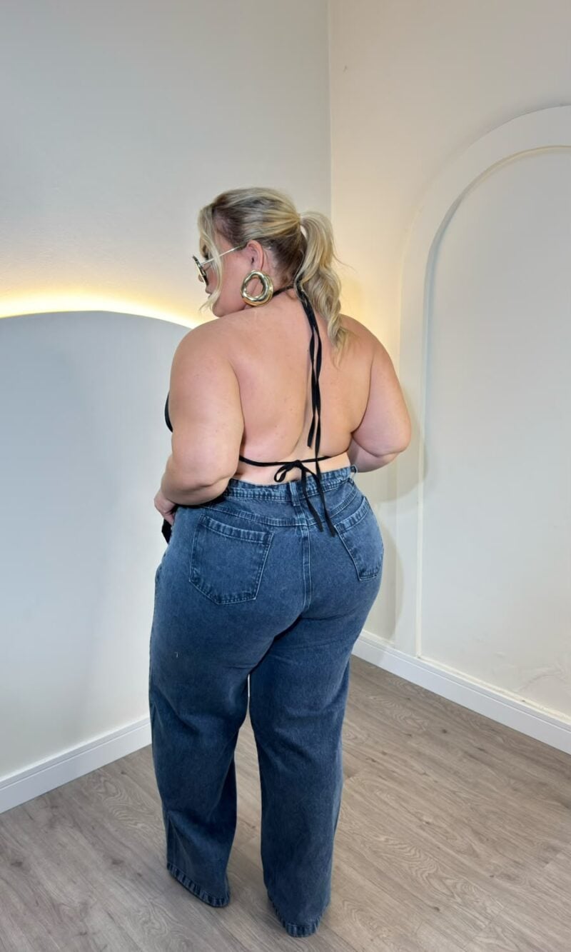 cropped ariadne branco plus size 2739