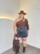 cropped ariella preto plus size 2732