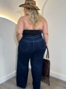 cropped aryane preto plus size 2734