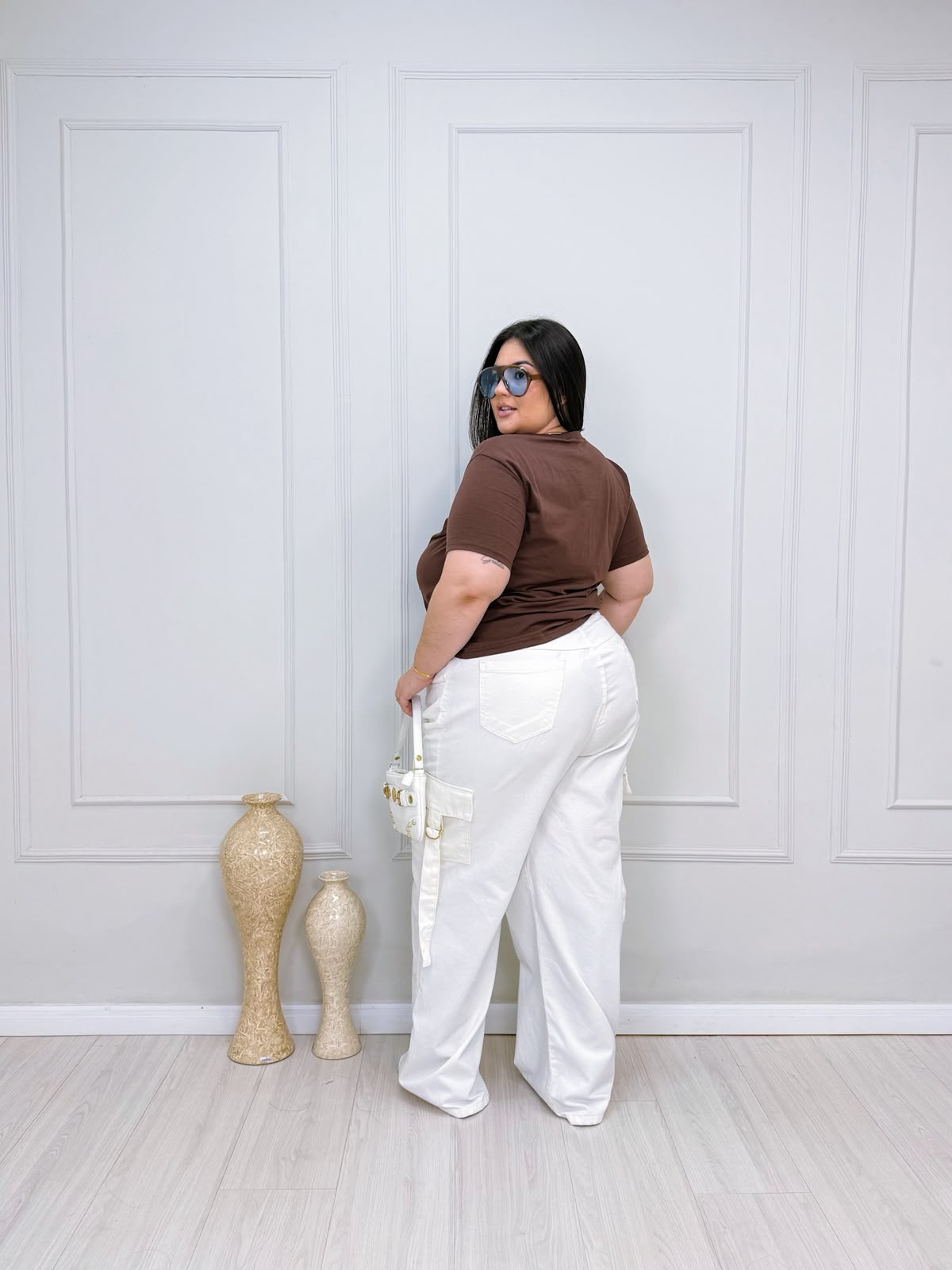 jaqueta boston marrom plus size 2718 jaqueta boston marrom plus size 2718