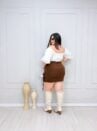 short saia noemi marrom 2514