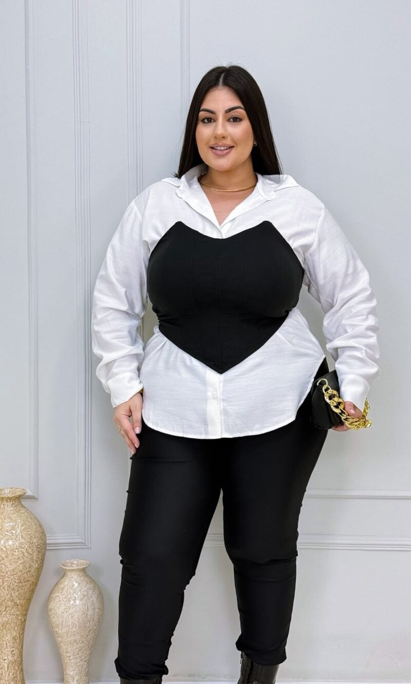 camisa regiane off white 2524