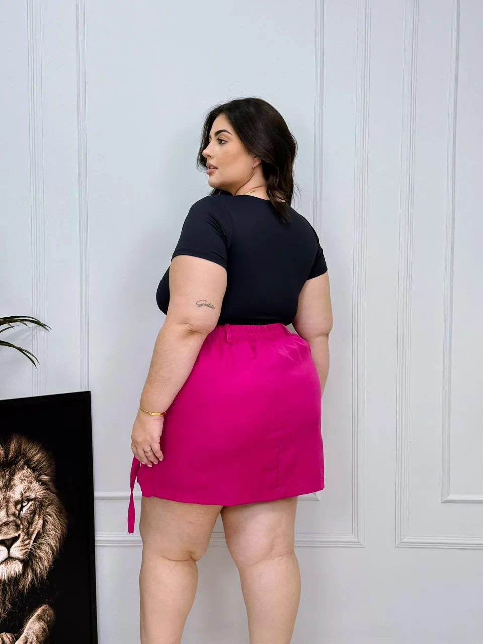 cropped naomi preto plus size 1058